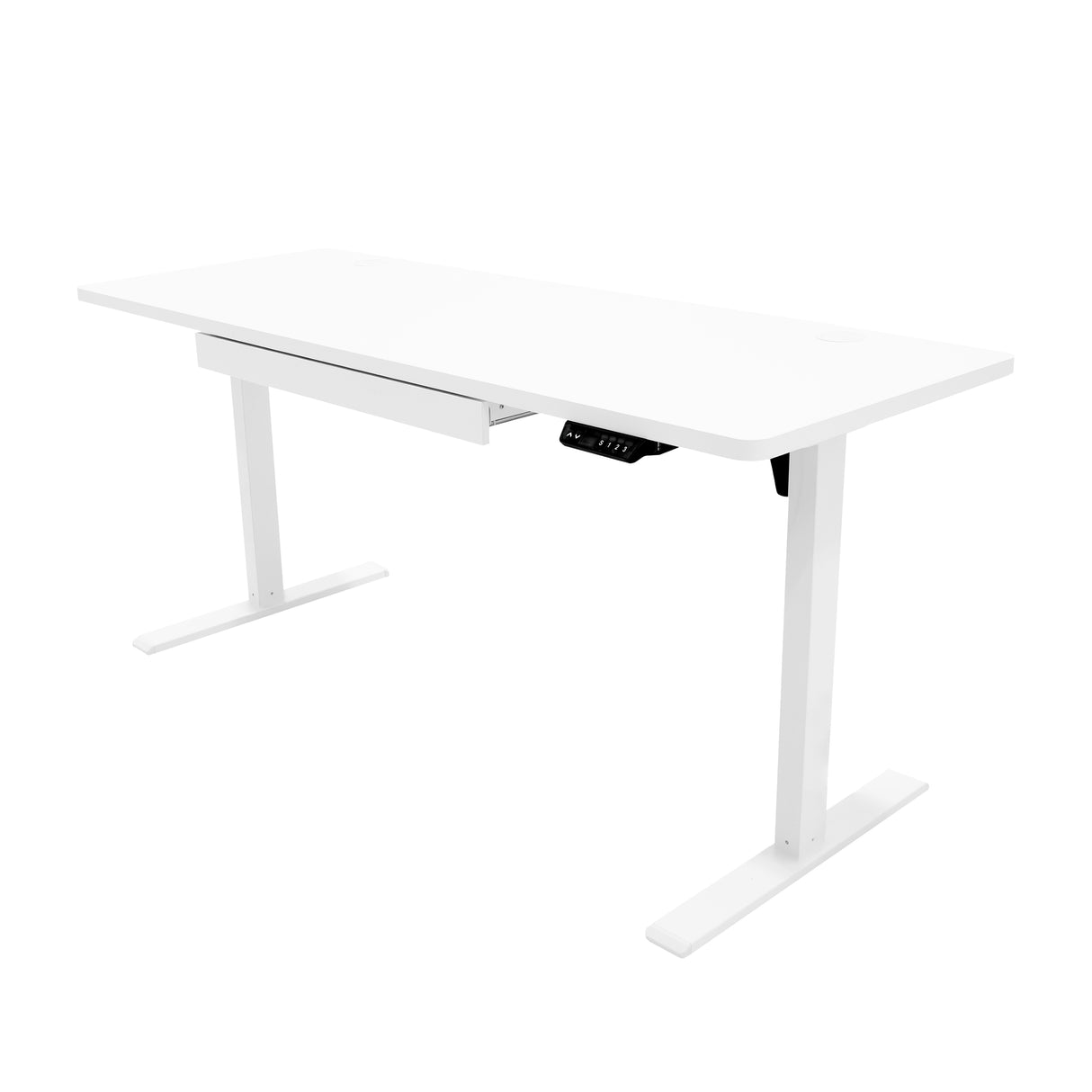 Scrivania Elettrica Regolabile con Cassetto - 160cm x 60cm
