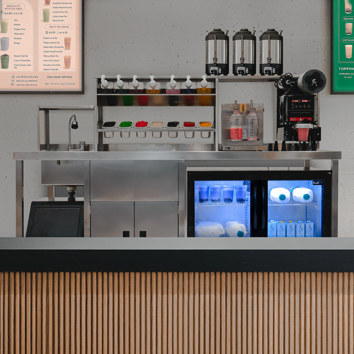 Postazione Professionale Bubble Tea