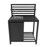 Set Cucina da Esterno in Alluminio 3 Pezzi