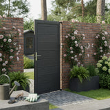 Porta da Giardino in Pannello Ecolegno - Grigio