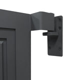 Porta da Giardino in Pannello Ecolegno - Grigio