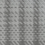 Set Mobili da Giardino 6 Pezzi in Rattan Grigio
