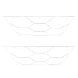 Sistema di Illuminazione LED Esagonale x10 con Cornice