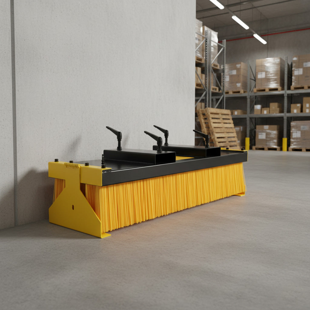Spazzola Per Carrello Elevatore Con Supporto