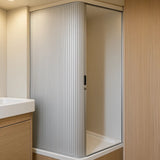Porta a Soffietto per Doccia  – Grigio
