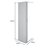 Porta a Soffietto per Doccia  – Grigio