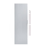 Porta a Soffietto per Doccia  – Grigio