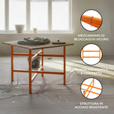 Cavalletti Porta Malta x3 – Altezza 500 mm in Acciaio Pieghevole