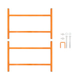 Cavalletti Porta Malta x10 – Altezza 500 mm in Acciaio Pieghevole