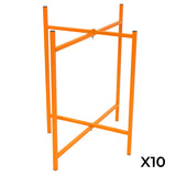 Cavalletti Porta Malta x10 – Altezza 750 mm in Acciaio Pieghevole