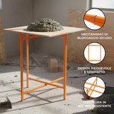 Cavalletti Porta Malta x10 – Altezza 750 mm in Acciaio Pieghevole