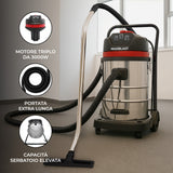 Aspirapolvere industriale 80L secco/umido con tubo flessibile da 5 m