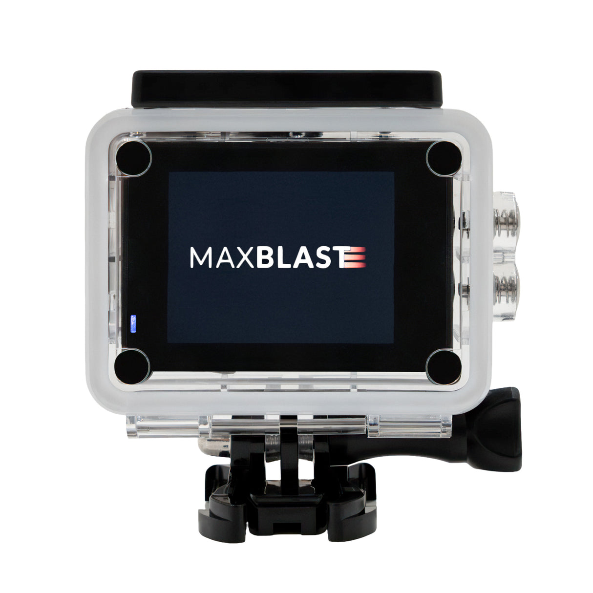 Telecamera per aspiratore grondaie 4K con custodia impermeabile, schermo LCD, design compatto e supporto per montaggio versatile