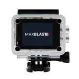 Telecamera per aspiratore grondaie 4K con custodia impermeabile, schermo LCD, design compatto e supporto per montaggio versatile
