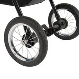 Passeggino Jogger per Animali Pieghevole - Nero