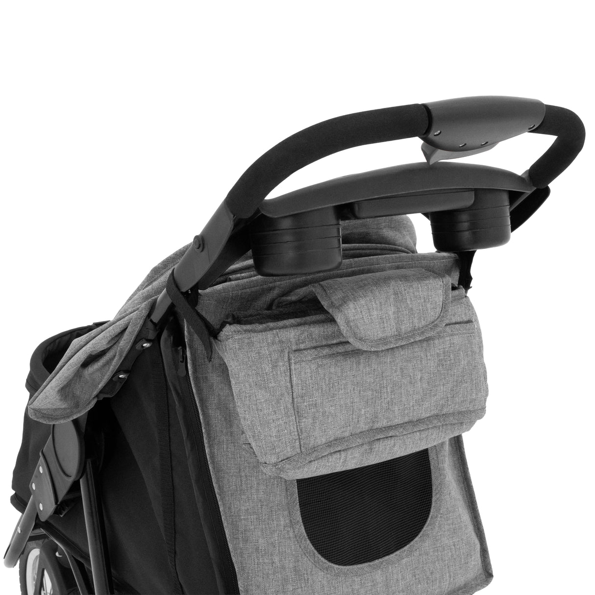 Passeggino Jogger per Animali Pieghevole - Grigio