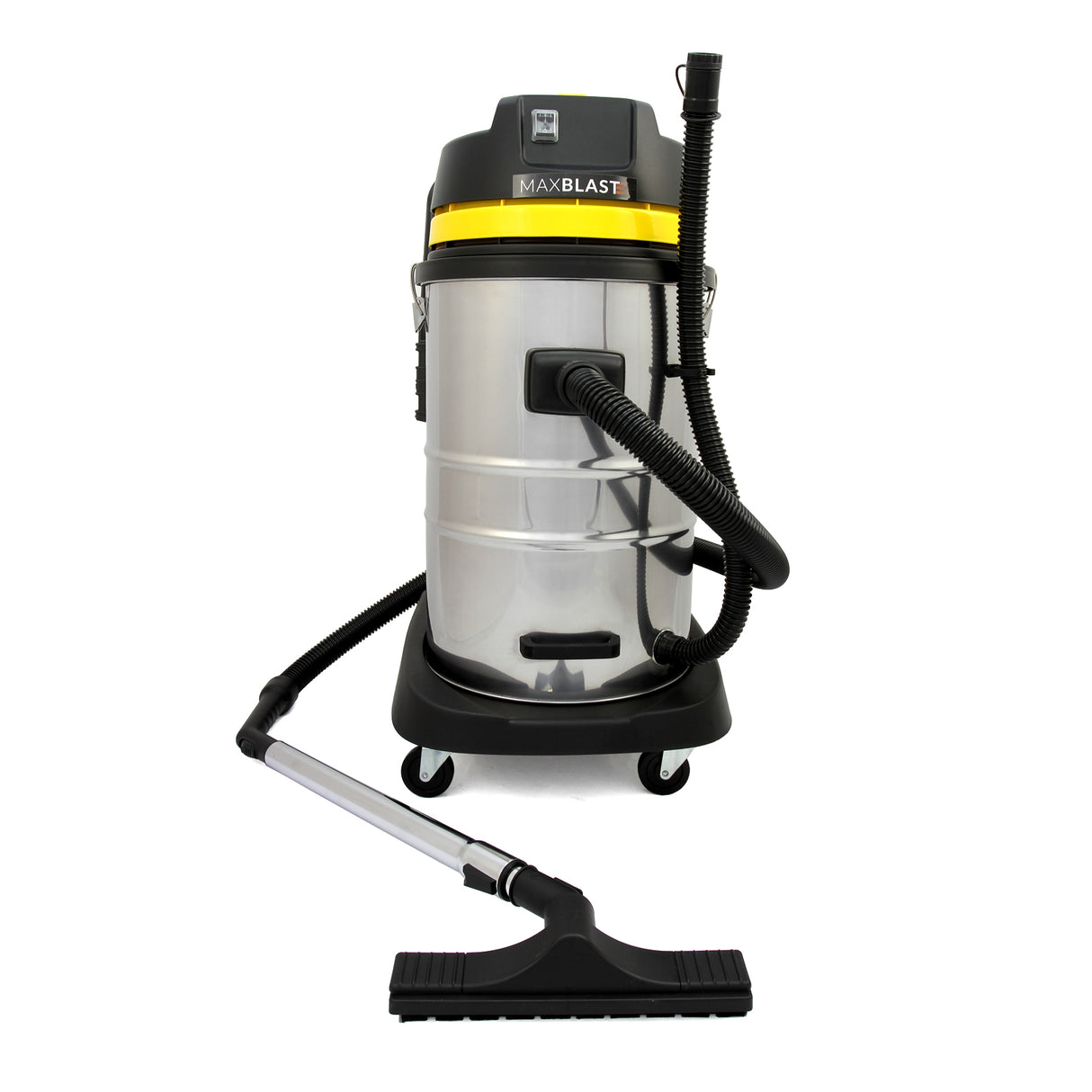 Aspiratore Industriale 60L Solidi e Liquidi con Kit Tubi Pulizia Grondaie