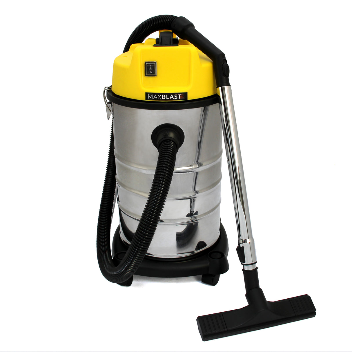 Aspiratore Industriale 30L Solidi e Liquidi con Kit Tubi Pulizia Grondaie