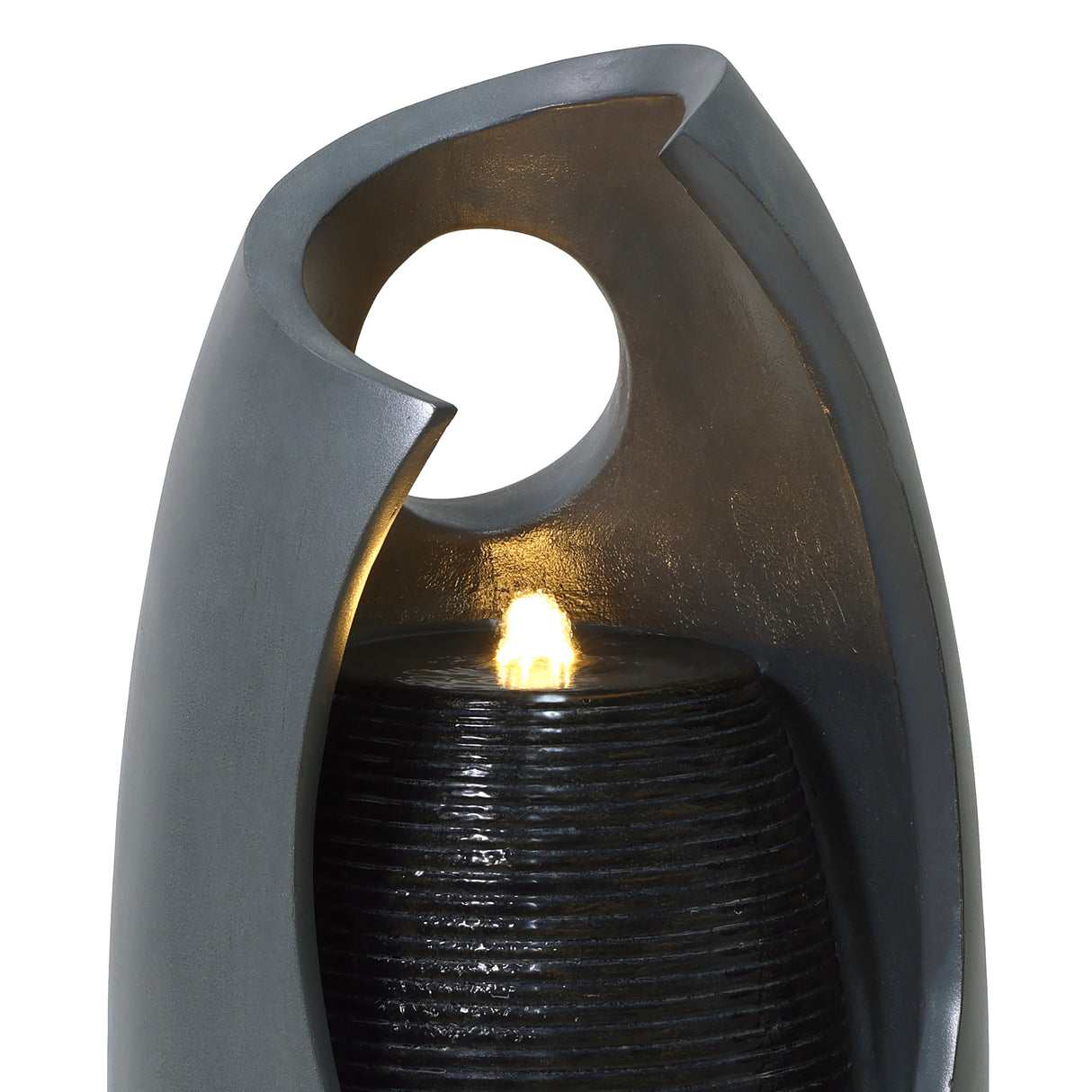 Fontana da Giardino Elettrica Cascata LED Pompa Radiant Falls