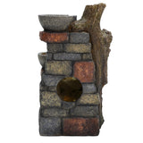 Fontana da Giardino Elettrica Cascata LED Pompa Rustic Brook