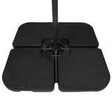 Base per Ombrellone Decentrato Quadrata – Set 4 Pesi