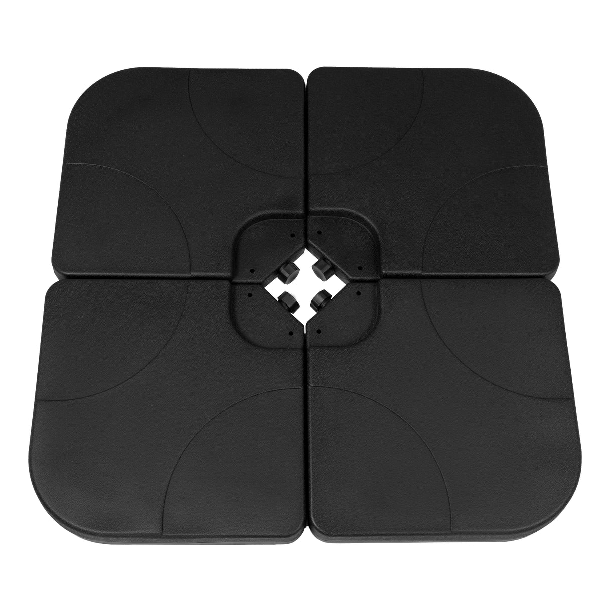 Base per Ombrellone Decentrato Quadrata – Set 4 Pesi