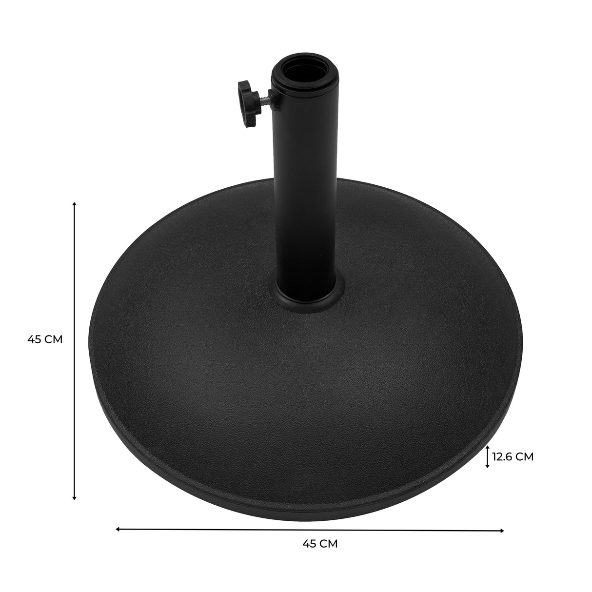 Base per Ombrellone Inclinabile in Cemento 16kg