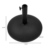 Base per Ombrellone Inclinabile in Cemento 16kg