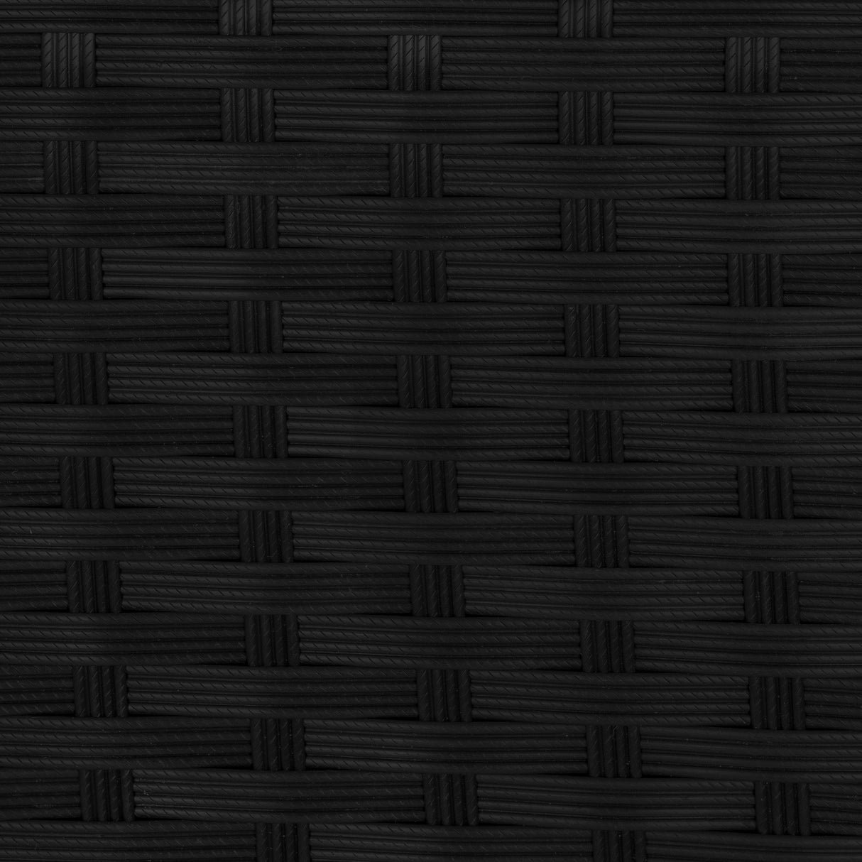 Box Contenitore in Rattan 700L per Cuscini - Nero