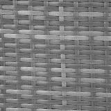 Box Contenitore in Rattan 700L per Cuscini - Grigio