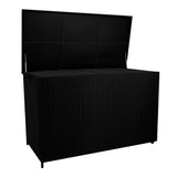 Box Contenitore in Rattan 996L per Cuscini - Nero