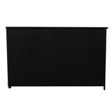 Box Contenitore in Rattan 996L per Cuscini - Nero