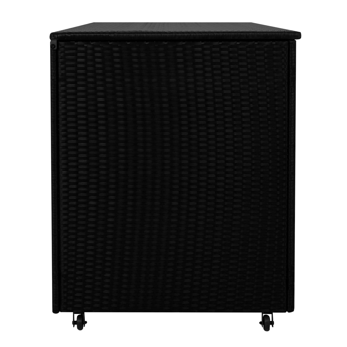 Box Contenitore in Rattan 996L per Cuscini - Nero