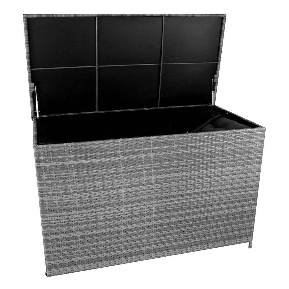 Box Contenitore in Rattan 996L per Cuscini - Grigio