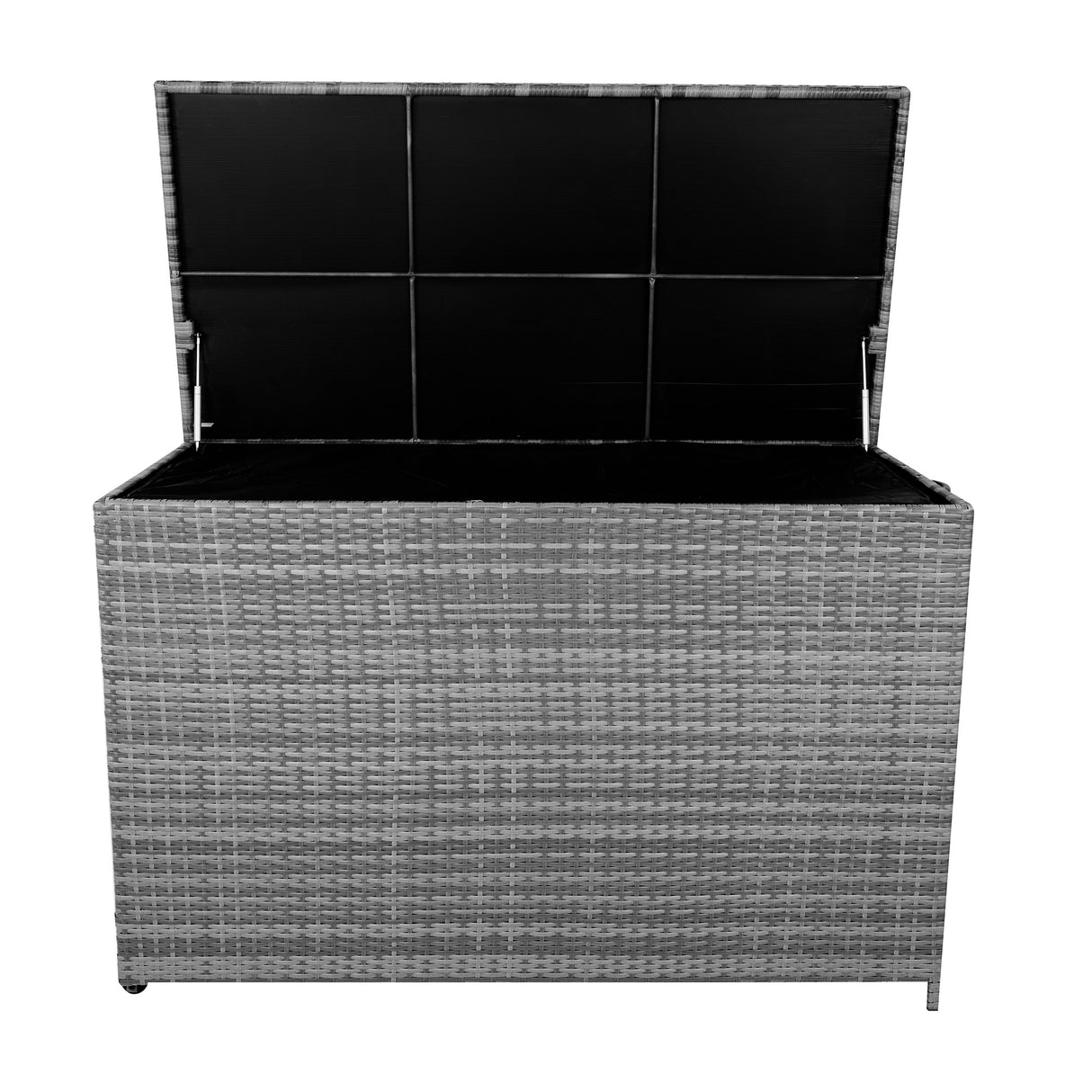 Box Contenitore in Rattan 996L per Cuscini - Grigio