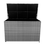 Box Contenitore in Rattan 996L per Cuscini - Grigio