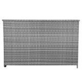 Box Contenitore in Rattan 996L per Cuscini - Grigio