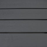 Set Angolare in Rattan 9 Posti con Tavolo in Polywood – Nero con Cuscini Grigi