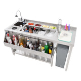 Postazione Bar Cocktail Premium in Acciaio Inox
