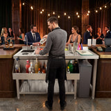 Postazione Bar Cocktail Premium in Acciaio Inox