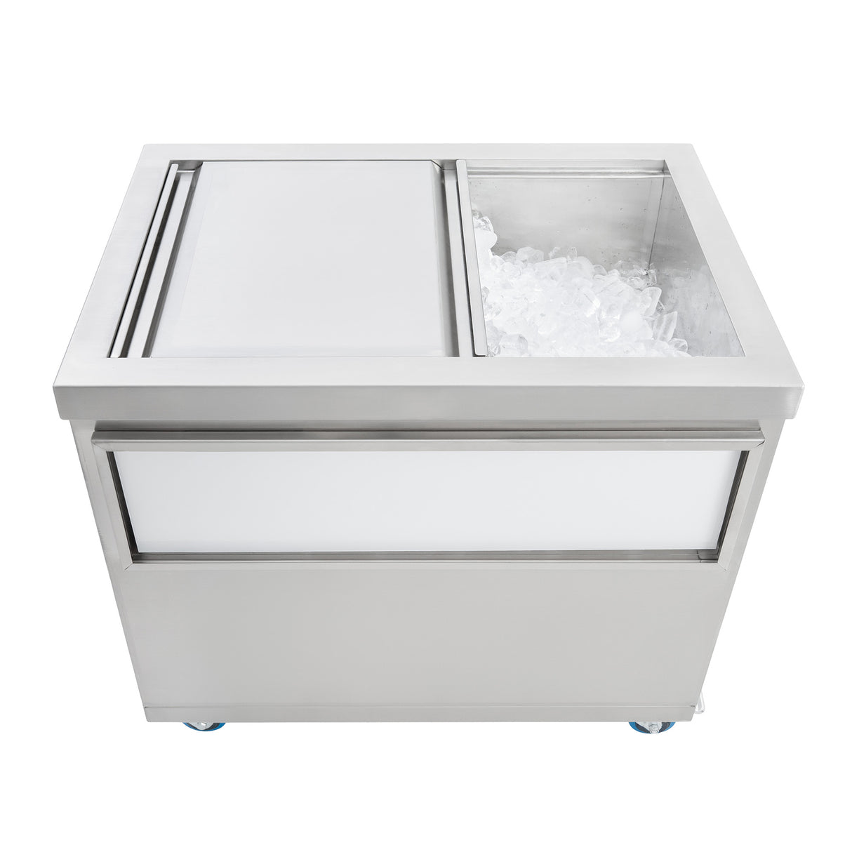 Carrello Portaghiaccio 80 cm - Capacità 86 L