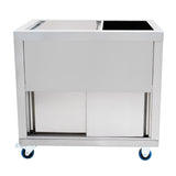Carrello Portaghiaccio 80 cm - Capacità 86 L