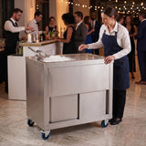 Carrello Portaghiaccio 100 cm - Capacità 109 L