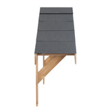Tettoia Portico Rovere Massello 1250 mm
