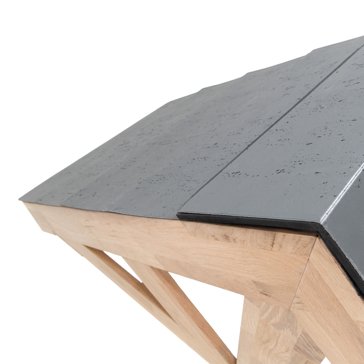 Tettoia Portico Rovere Massello 1250 mm