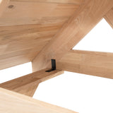 Tettoia Portico Rovere Massello 1250 mm