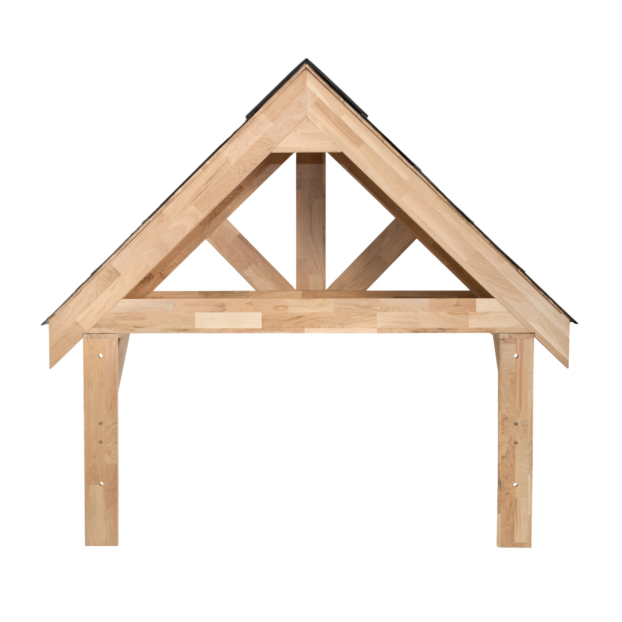 Tettoia Portico Rovere Massello 1400 mm