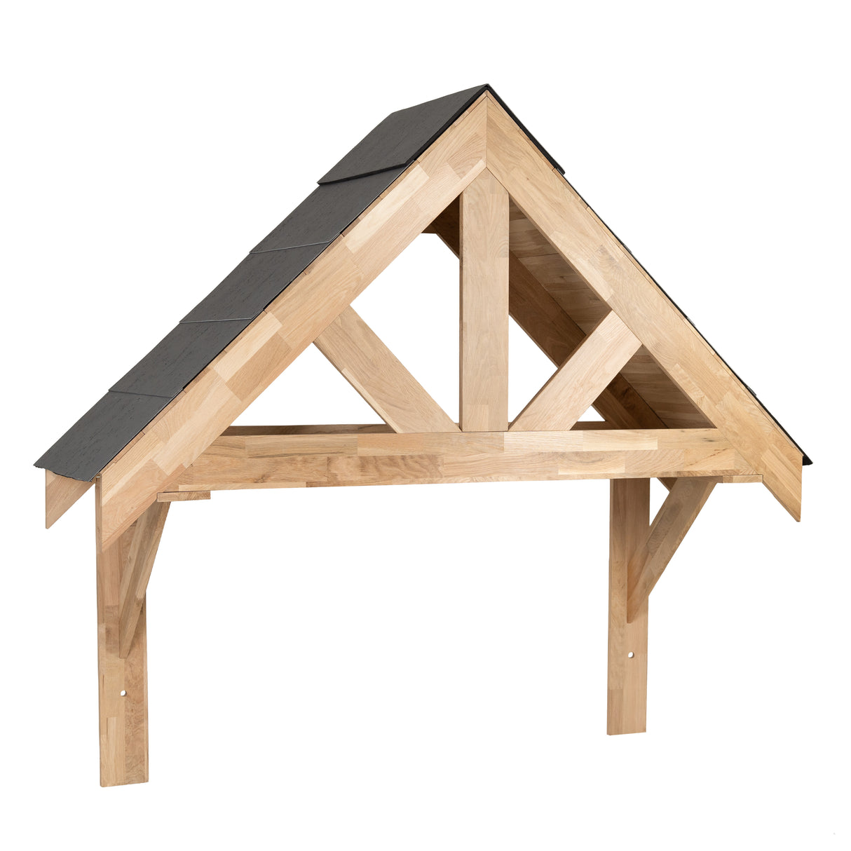 Tettoia Portico Rovere Massello 1400 mm