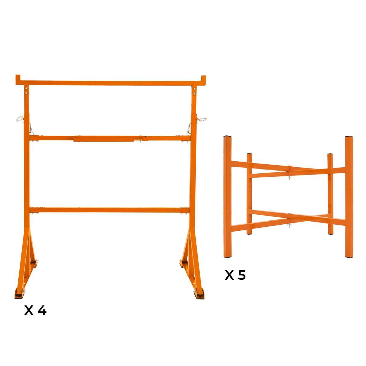 Cavalletti da Lavoro x4 + Supporti Tavola Malta 50 cm x5