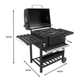 Barbecue BBQ XL a Carbone con Affumicatore - view 5